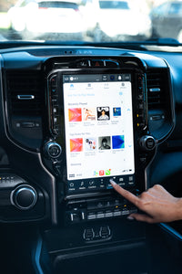 2019-2024 RAM 1500 UBQ Uconnect 5 Upgrade kit with 12-inch Touchscreen including Wireless Apple CarPlay / Android Auto