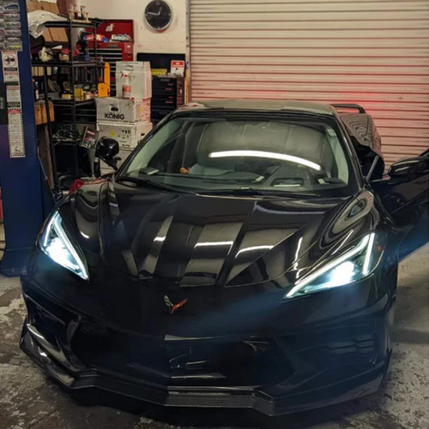 Dry Carbon Fiber Front Splitter Lip for Chevrolet Corvette C8 Z51