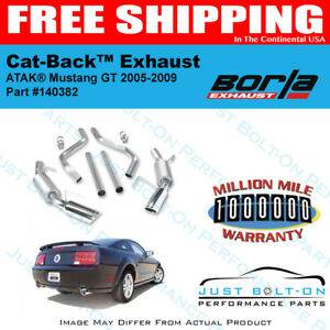 Borla 05-09 Ford Mustang GT/Bullitt ATAK Catback Exhaust - Mammoth Racing -