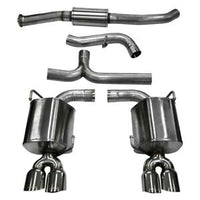 Corsa 11-13 Subaru Impreza Sedan STI 2.5L Turbo Manual Polished Sport Cat-Back Exhaust - Mammoth Racing -