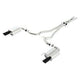 Borla Atak S Rear Section 15-17 Ford Mustang GT 5.0L V8 MT/AT 2.5in pipe 4in tip (Black Chrome) - Mammoth Racing -