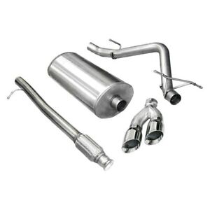 Corsa 10-13 Chevrolet Silverado Crew Cab/Short Bed 1500 4.8L V8 Polished Sport Cat-Back Exhaust - Mammoth Racing -