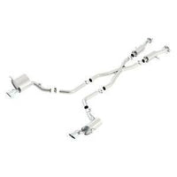Borla 2015 Jeep Grand Cherokee SRT8 S-Type Dual Round Rolled Exit Catback Exhaust - Mammoth Racing -