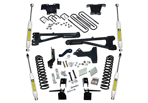 Superlift 17-19 Ford F-250/F-350 SuperDuty 4WD (Diesel) 6in Radius Arm Lift Kit w/ SLF Shocks - Mammoth Racing -
