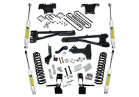 Superlift 17-19 Ford F-250/F-350 SuperDuty 4WD (Diesel) 6in Radius Arm Lift Kit w/ SLF Shocks - Mammoth Racing -