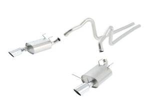 Borla 11-12 Ford Mustang 3.7L AT/MT RWD 2dr ATAK SS Catback Exhaust - Mammoth Racing -