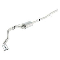 Borla 14 Silv/Sierra 1500 EC Std/CC Short 143.5in WB ATAK Dual Rolled Side Exit Cat-Back Exhaust - Mammoth Racing -