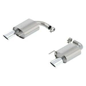 Borla Atak S Rear Section 15-17 Ford Mustang GT 5.0L V8 MT/AT 2.5in pipe 4in tip - Mammoth Racing -