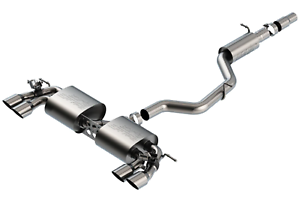Borla 18-19 VW Golf R MK7.5 2.0L S-Type CatBack Exhaust w/ Resonator - Mammoth Racing -