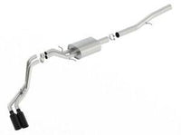 Borla 14+ Chevy Silverad1500 EC STD/CC Short 143.5in WB ATAK Cat-Back Exhaust w/ Black Chrome Tip - Mammoth Racing -