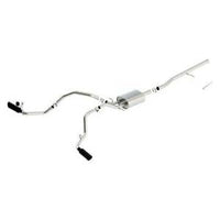 Borla 14-16 Chevrolet Silverado 1500 5.3L ATAK Catback Exhaust w/ Black Chrome Tips - Mammoth Racing -