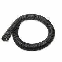 Holley EFI 573-117 Bulk Split Wire Loom Tubing 2 in. Braided F6 Tubing 50 ft. Black Bulk Split Wire Loom Tubing - My Store