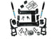 Superlift 15-19 Ford F-150 4WD 4.5in Lift Kit w/ Bilstein Rear Shocks - Mammoth Racing -