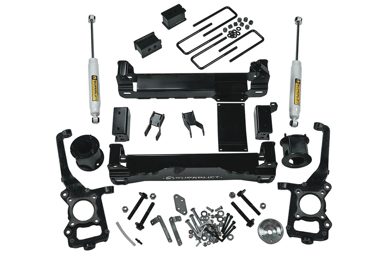 Superlift 09-14 Ford F-150 4WD 4.5in Lift Kit w/ Superlift Rear Shocks - Mammoth Racing -