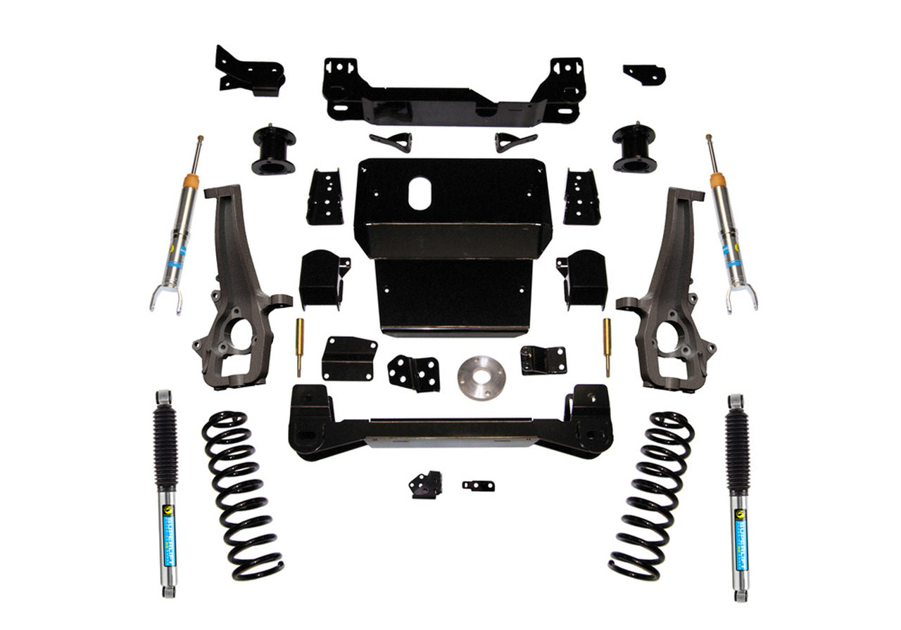 Superlift 12-18 Dodge RAM 1500 4WD 6in Lift Kit w/ Bilstein Front Struts & Rear Shocks - Mammoth Racing -