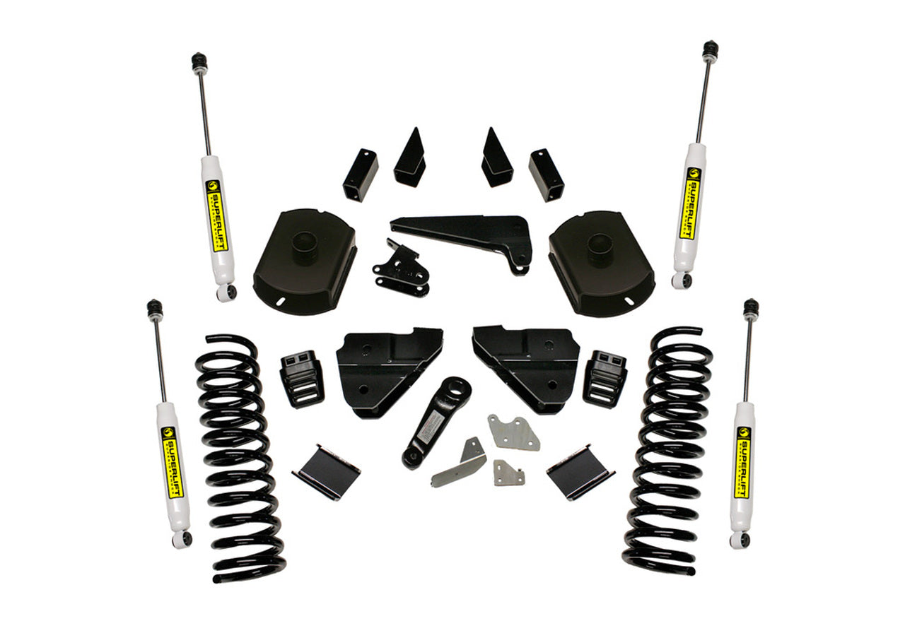 Superlift 14-18 Dodge Ram 2500 4WD 4in Lift Kit w/ Superlift Shocks and Radius Arm Drop Brackets - Mammoth Racing -