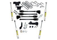 Superlift 17-19 Ford F-250/F-350 SuperDuty 4WD (Diesel) 4in Lift Kit w/4-Link w/ SLF Shocks - Mammoth Racing -