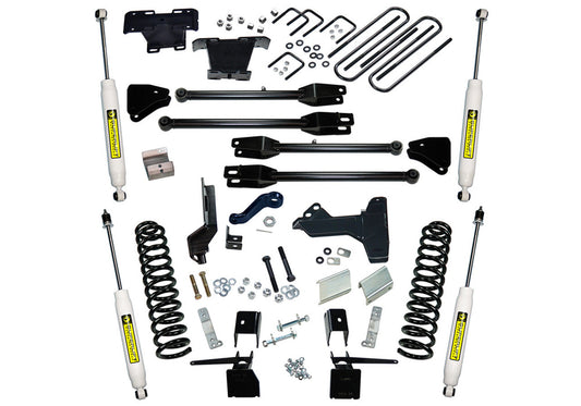 Superlift 17-19 Ford F-250/F-350 SuperDuty 4WD (Diesel Only) 6in 4-Link Lift Kit & Superlift Shocks - Mammoth Racing -