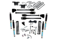 Superlift 08-10 Ford F-250/F-350 SuperDuty 4WD 4in Lift Kit w/ 4-Link Conversion & Superlift Shocks - Mammoth Racing -