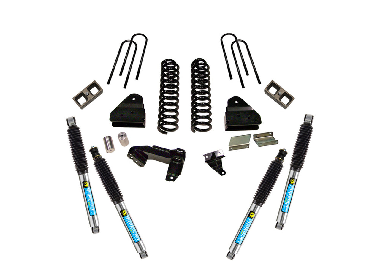 Superlift 11-16 Ford F-250/F-350 SuperDuty 4WD 4in Lift Kit w/ Bilstein Shocks - Mammoth Racing -