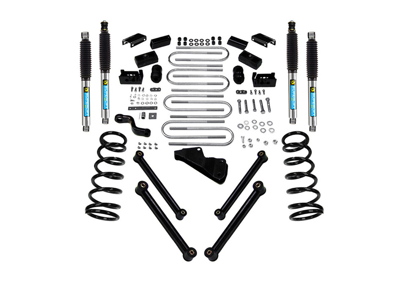 Superlift 10-13 Dodge Ram 2500/10-12 3500 4WD 4in Lift Kit w/ Bilstein Shocks - Mammoth Racing -