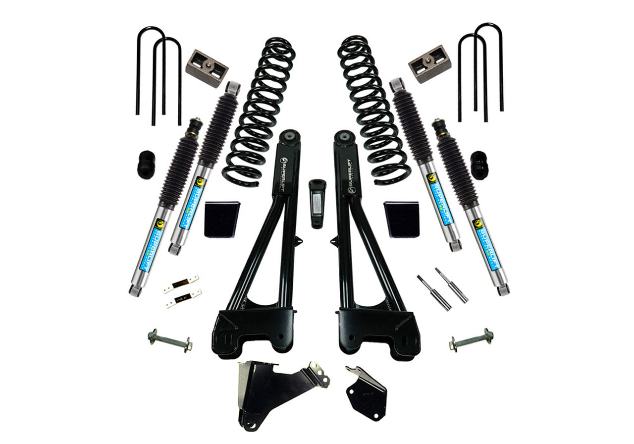 Superlift 05-07 Ford F-250/F-350 SuperDuty 4WD 6in Lift Kit w/ Repl Radius Arms & Bilstein Shocks - Mammoth Racing -