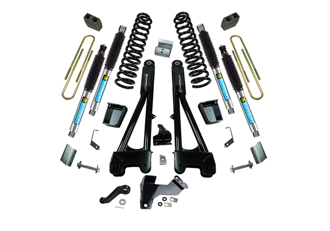 Superlift 11-16 Ford F-250/F-350 SuperDuty 4WD 6in Lift Kit w/ Repl Radius Arms & Superlift Shocks - Mammoth Racing -