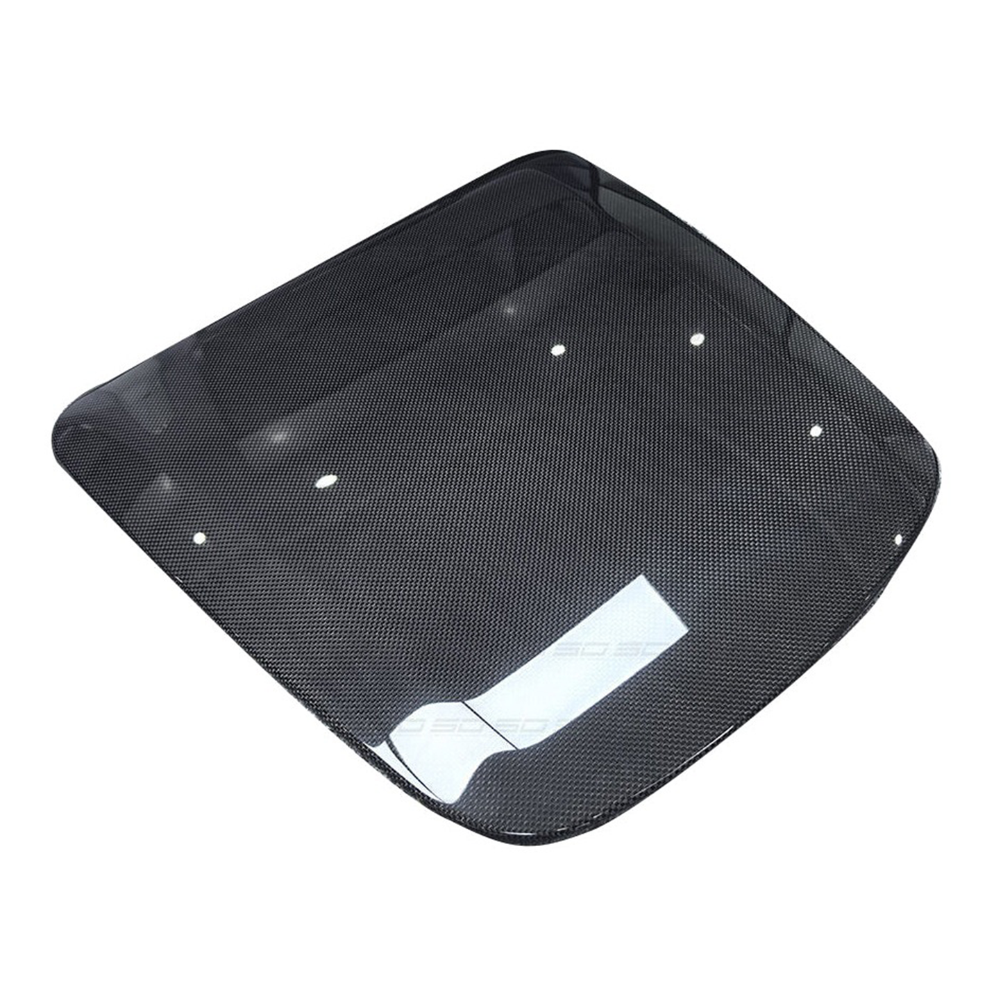 Dry Carbon Fiber OEM Rear Hood Trim for Ferrari 296 GTB