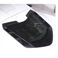 Carbon Fiber Rear Window Trim Cover Set for Chevrolet Corvette C8 Coupe