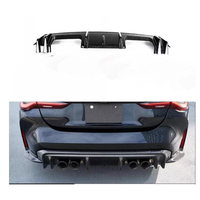 Carbon Fiber 3D Style Rear Diffuser Corner Extensions for BMW G80 M3 G82 M4