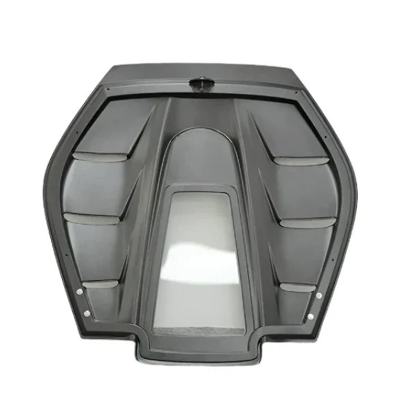 Carbon Fiber Engine Tail Transparent Window Cover for Ferrari 296 GTB