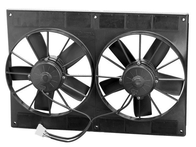 Spal 30102052 Puller Fan (11In Dual High Performance ; For Use W/ 30 Amp Fuse (Per Motor) @ 13v) - My Store