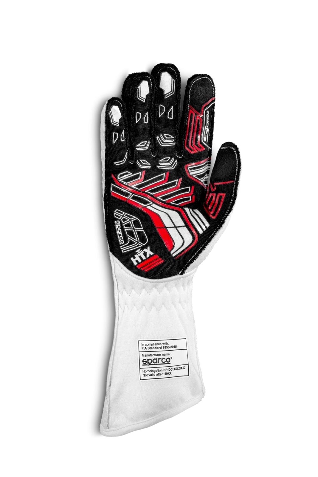 Sparco Glove Lap 11 White/Black - My Store