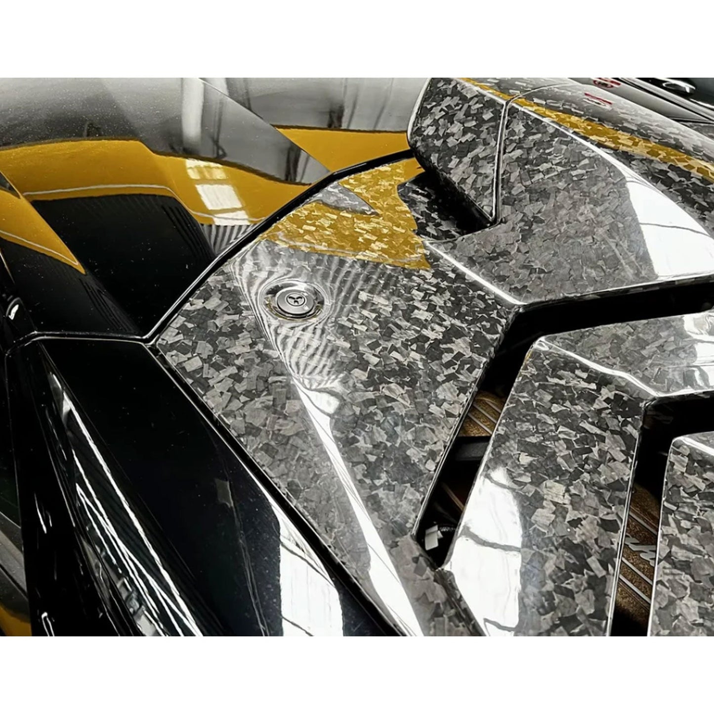STO Style Carbon Fiber Engine Hood for Lamborghini Huracan LP580 LP610 EVO