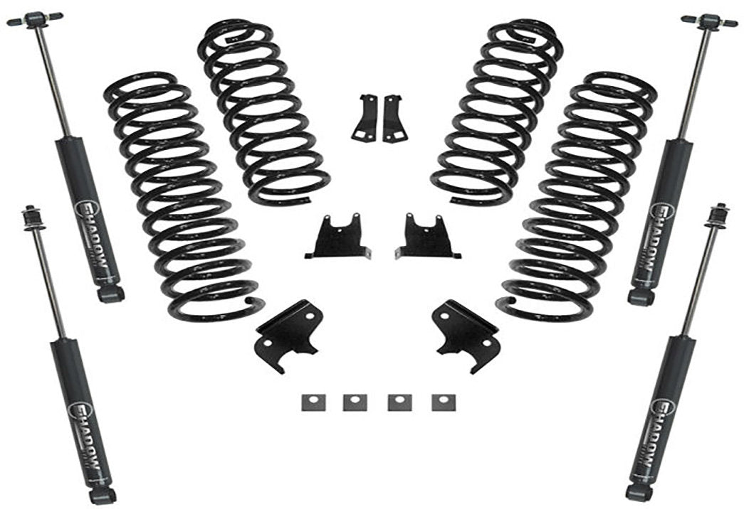 Superlift 07-18 Jeep Wrangler JK Unlimited 4 Door 2.5in Lift Kit w/ Superlift Shocks - Mammoth Racing -
