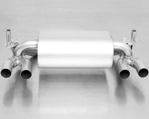 Remus 2014 BMW M3 F80 Sedan 3.0L 317 Kw (S55B30) Axle Back Exhaust w/Chrome Tail Pipe Set - Mammoth Racing