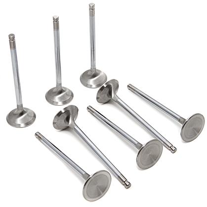 GSC P-D 4G63T Evo 1-9 / 90-98 DSM Chrome Polished Intake Valve - 34mm Head (STD) - SET 8 - Mammoth Racing -