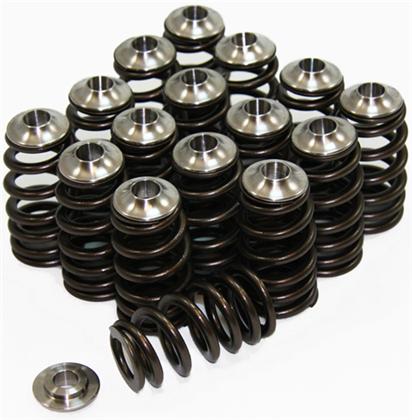 GSC P-D 4G63T EVO 1-9 Stage 2 Beehive Valve Springs w/ Titanium Retainer Valvetrain Kit  (Use factor - Mammoth Racing -