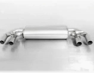 Remus 2014 BMW M3 F80 Sedan 3.0L 317 Kw (S55B30) Axle Back Exhaust w/Black Chrome Tail Pipe Set - Mammoth Racing
