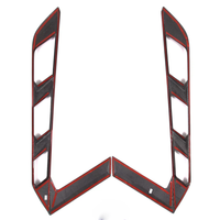 Carbon Fiber Rear Window Trim Cover Set for Chevrolet Corvette C8 Coupe