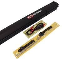 ARB Aluminum Awning, Black Frame, 8.2FT x 8.2FT, Installed with LED Light Strip - My Store