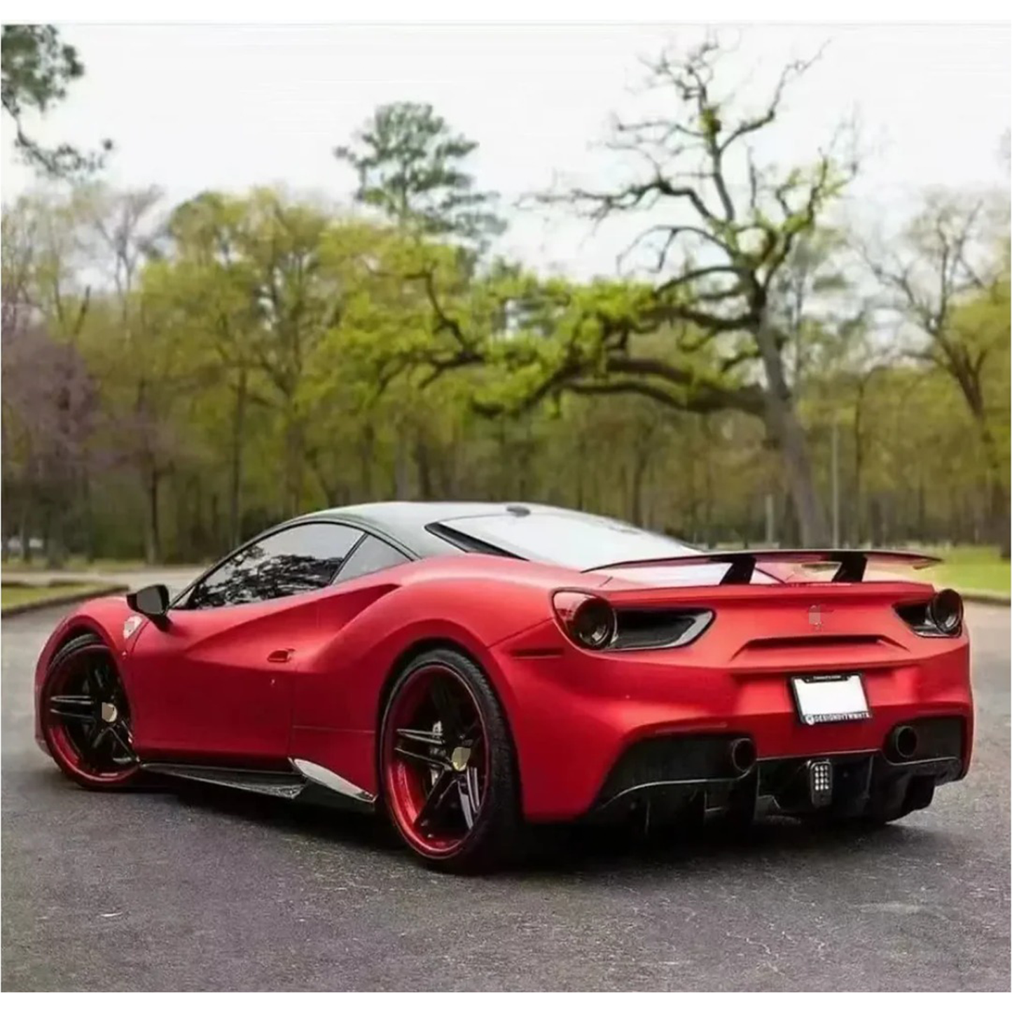 N Style Carbon Fiber Body Kit for Ferrari 488 GTB Spider