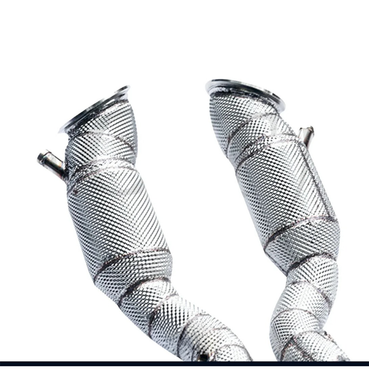 High Flow Catless Exhaust Downpipes X Pipe for Ferrari F12 Berlinetta 812 Superfast
