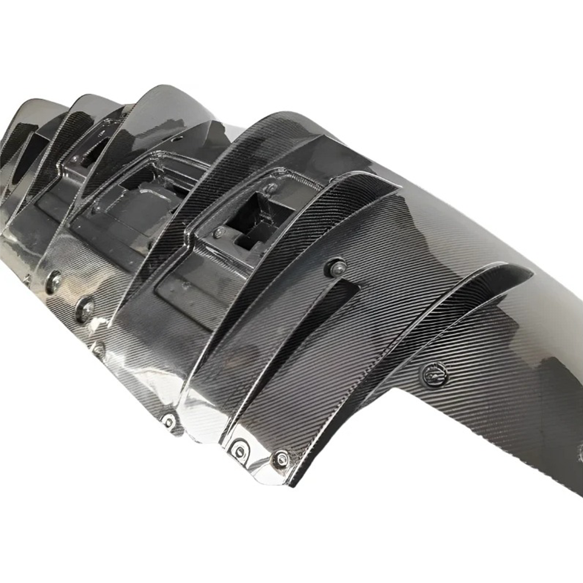 N Style Carbon Fiber Rear Diffuser for Ferrari F8 Tributo