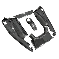 Dry Carbon Fiber Engine Bay Trim Cover for Ferrari 488 GTB