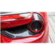 N Style Carbon Fiber Rear Fog Tail Light Surround Cover for Ferrari 488 GTB / Spider