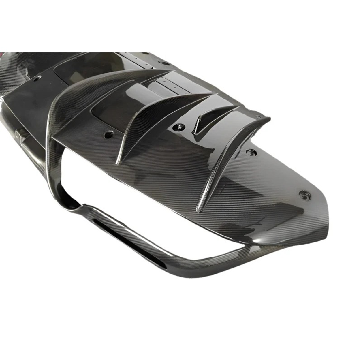 N Style Carbon Fiber Rear Diffuser for Ferrari F8 Tributo
