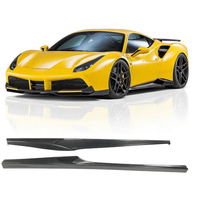 488 Carbon Fiber N Style Side Skirts for Ferrari 488