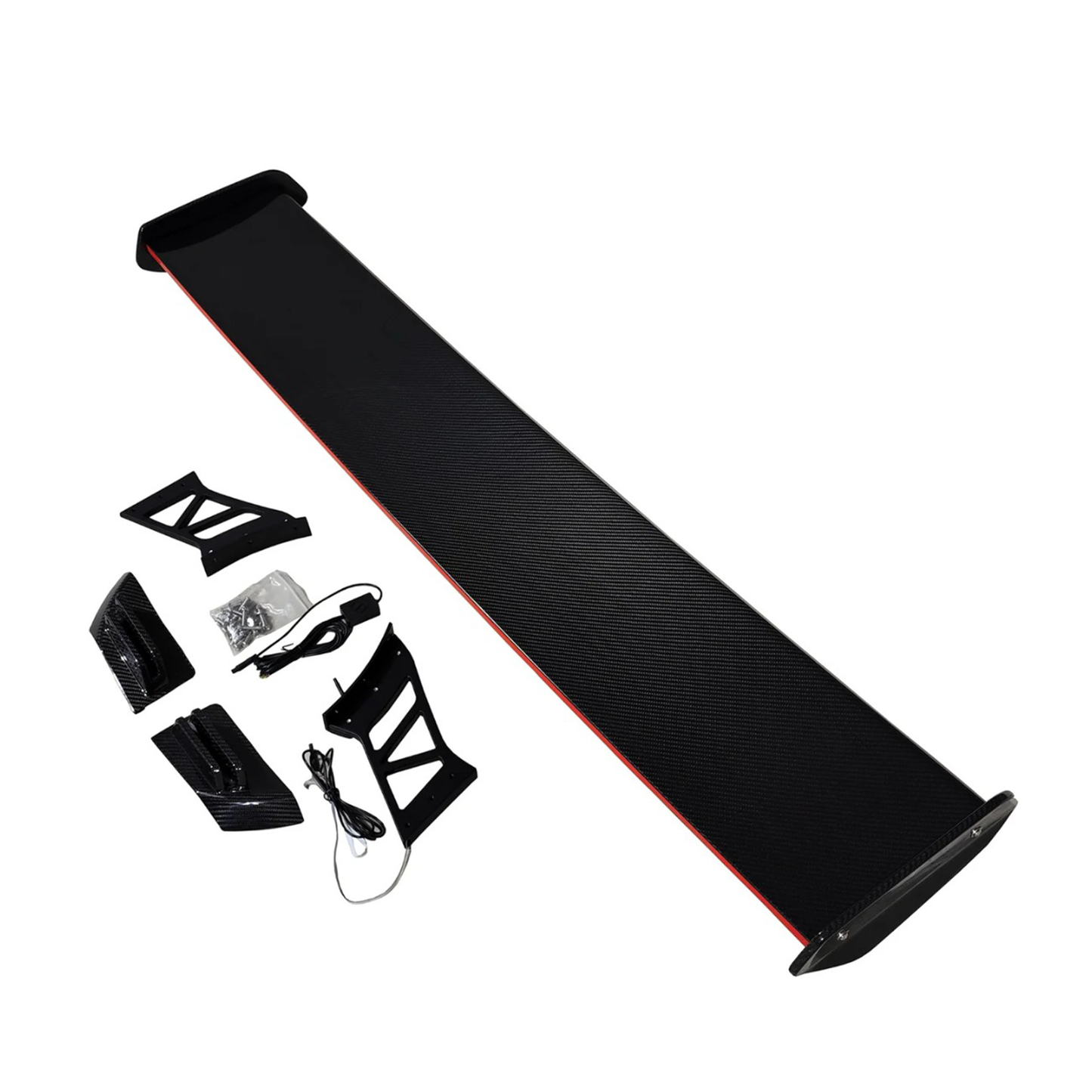 Prepreg Carbon Fiber Wing w/ LED for BMW G80 M3 G82 M4 G87 M2