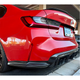 Carbon Fiber 3D Style Rear Diffuser Corner Extensions for BMW G80 M3 G82 M4
